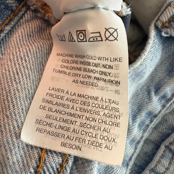 Madewell Womens The Perfect Summer Jean Mid Rise Button-Fly Light Wash Jeans 25 - Picture 13 of 13